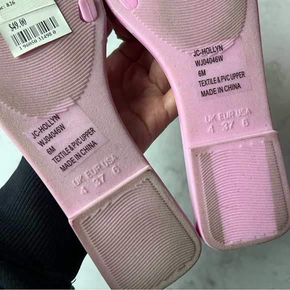 Juicy Couture Elegant Bejeweled Strap Slide Sandals Size 6 - Picture 5 of 9